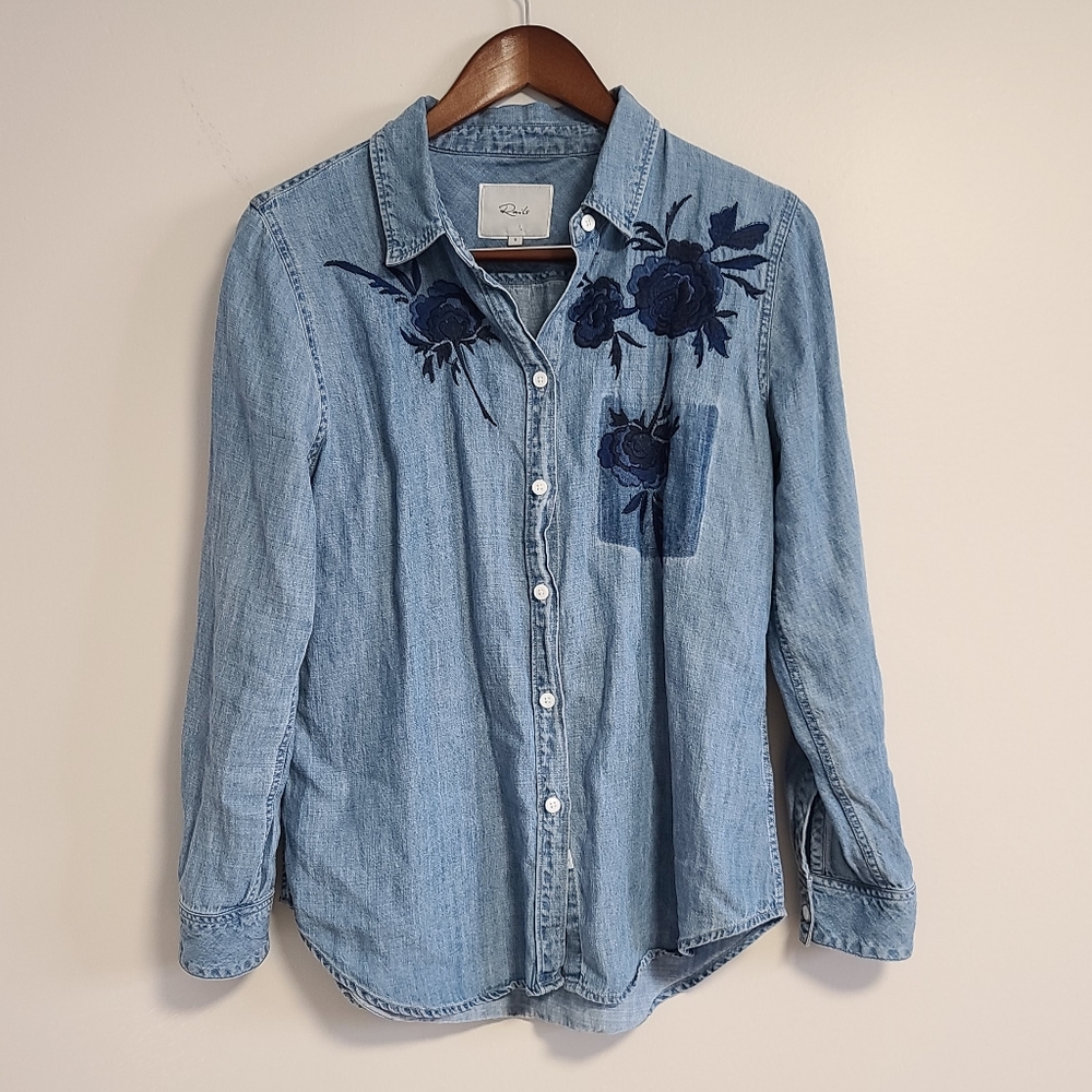Rails chambray button down